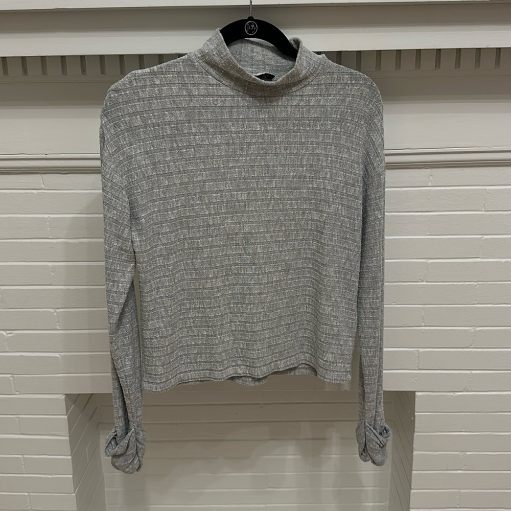 Topshop, Sweater, Small, Gray